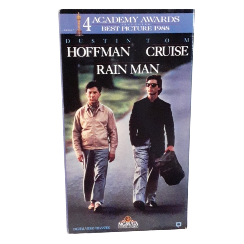 6/$15 Rain man vhr tape movie VHS